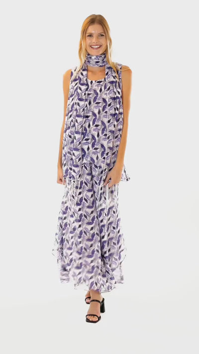 THE SLAYING REVERSIBLE PANT SET IN LIGHT PURPLE