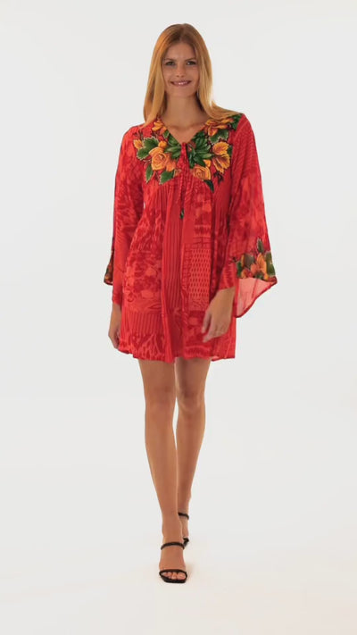 THE TANGY ORANGE TUNIC FOR THE DAY