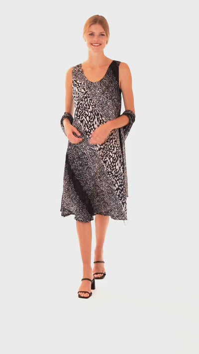 THE PARTY OUT SHORT REVERSIBLE DRESS