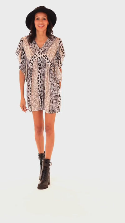 ESSENTIAL MINI ANIMAL PRINTED TUNIC