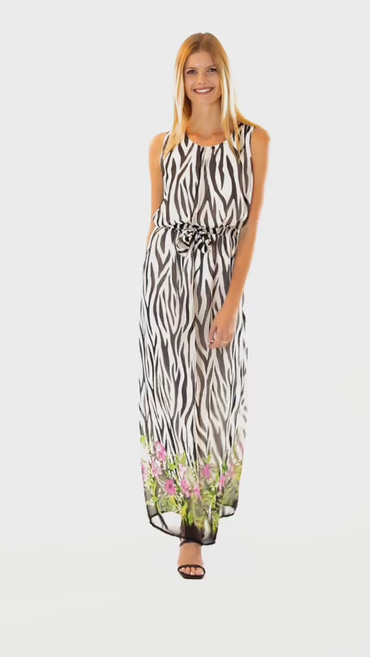 WRAP IT UP MAXI DRESS IN FLORAL PRINT