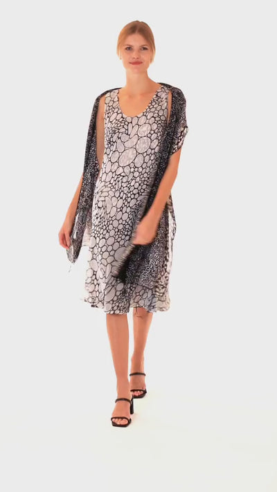 THE PARTY OUT SHORT REVERSIBLE DRESS
