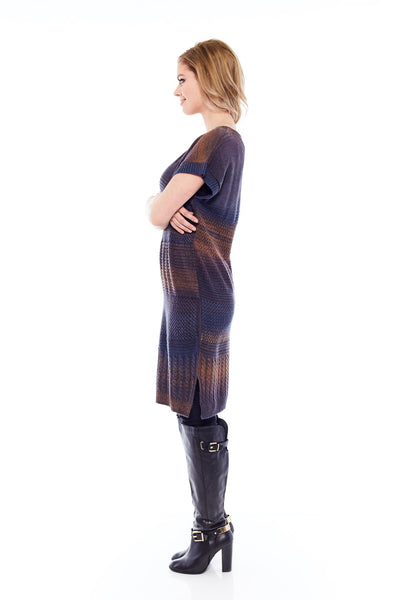 THE ELEVATE FLARE SWEATER IN INDIGO DUST