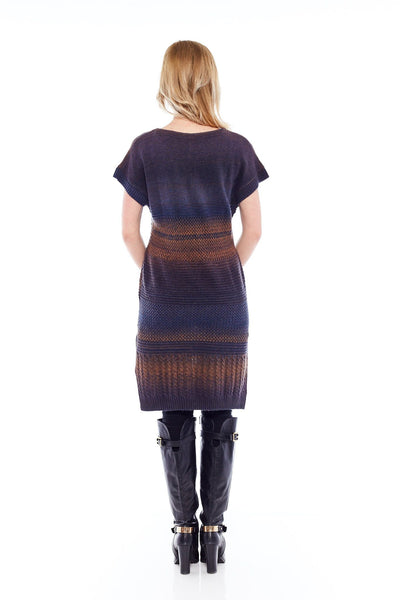 THE ELEVATE FLARE SWEATER IN INDIGO DUST
