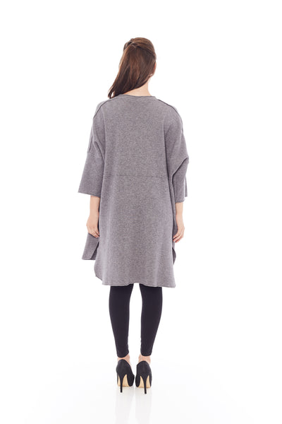 A STYLE UP CARDIGAN IN HAZE GREY