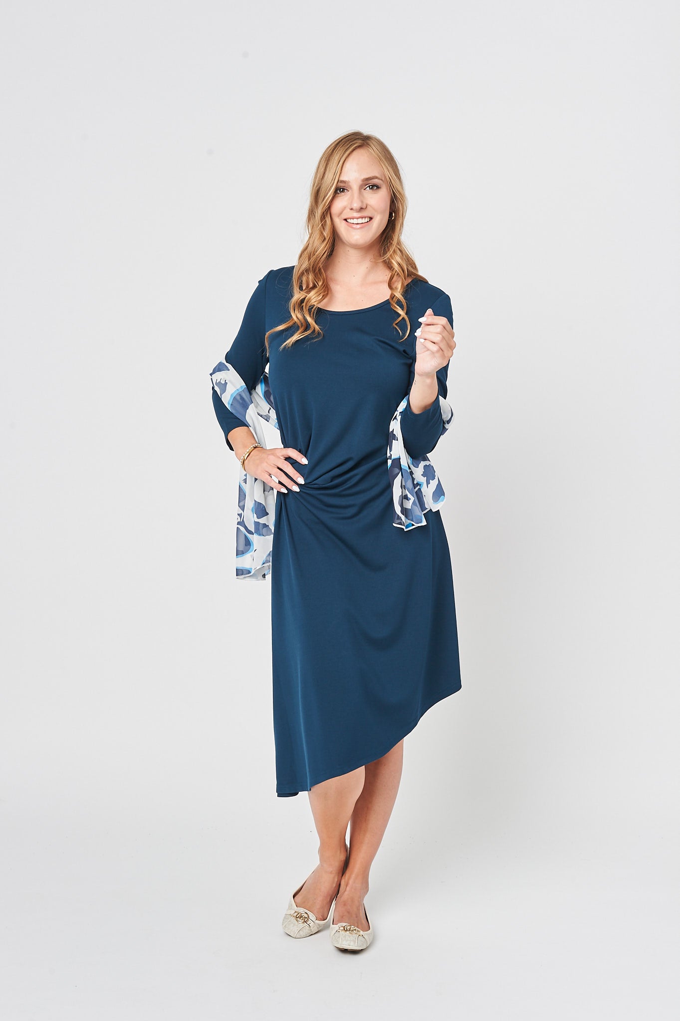 THE ALL DAY SATURDAY DRESS IN TURQUOISE BLUE
