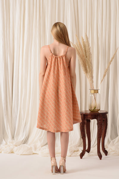 THE BEAUTIFUL SUNDRESS IN TANGY ORANGE