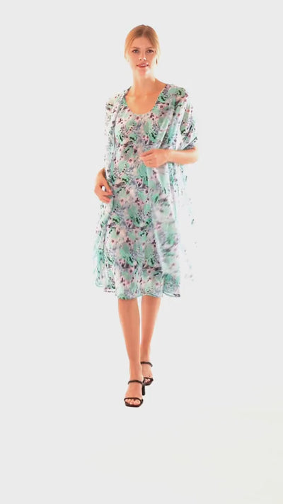 THE VACAY MODE REVERSIBLE DRESS IN MINT GREEN