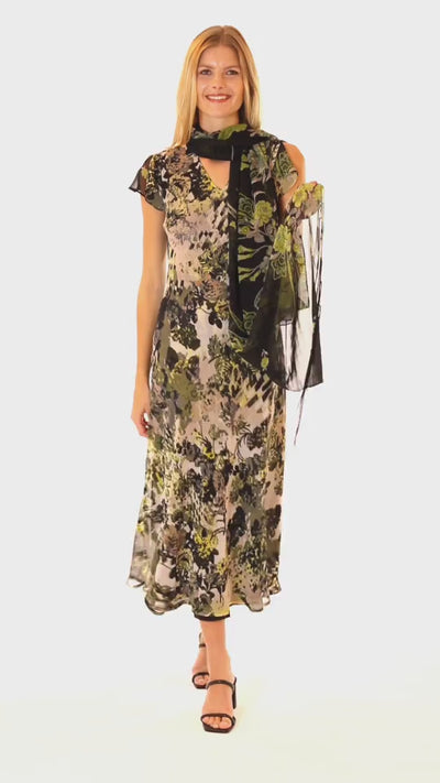 THE PARTY IT ON REVERSIBLE PRINTED DRESS