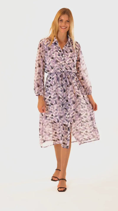 THE CUTE PURPLE LONG DRESS