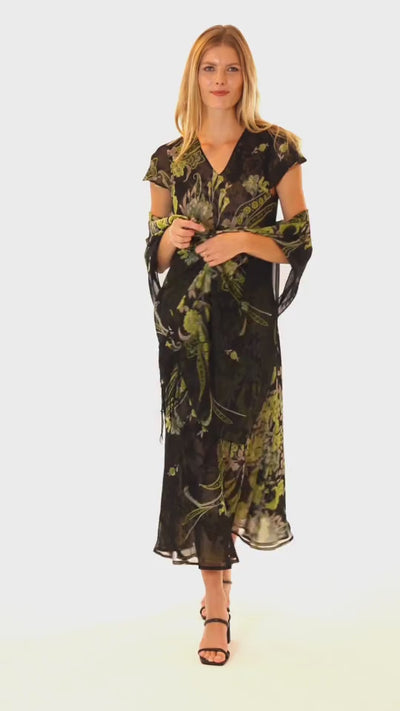 THE PARTY IT ON REVERSIBLE PRINTED DRESS